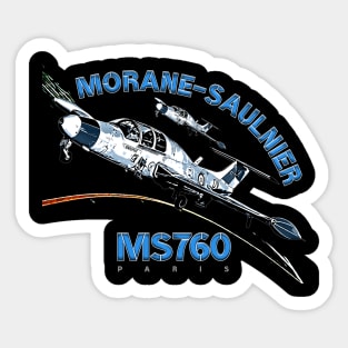 Morane-Saulnier MS760 aircraft Sticker